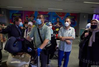 Евакуйовані із Сектора Гази українці прибули на батьківщину