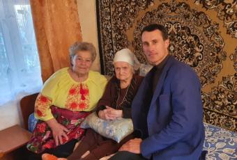 107-ий день народження відсвяткувала мешканка Градизька Ганна Петрівна Ковтун